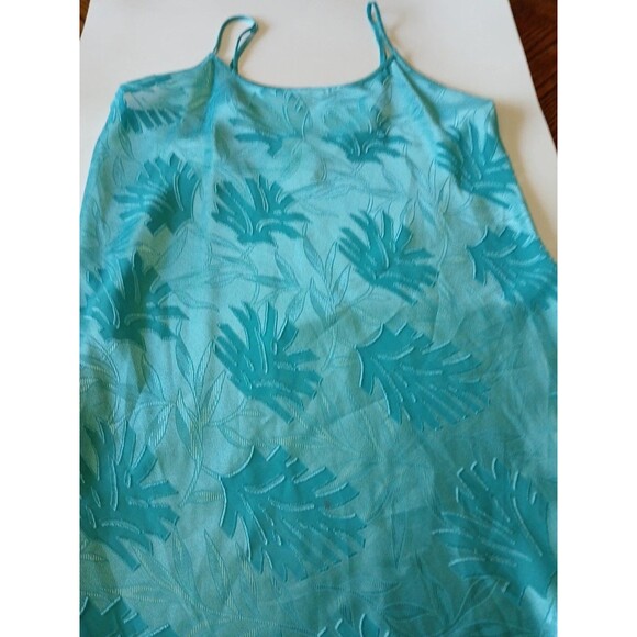 Lot Of 2 Silky Nightgown Intimate Sleepwear Lingerie-Pink & Turquoise Blue - Picture 16 of 16